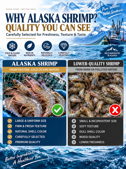 🦐Alaskan Deep Sea Caught Ready to Eat Crispy Shrimp -Felix