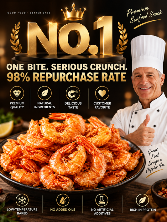 🦐Alaskan Deep Sea Caught Ready to Eat Crispy Shrimp -Felix