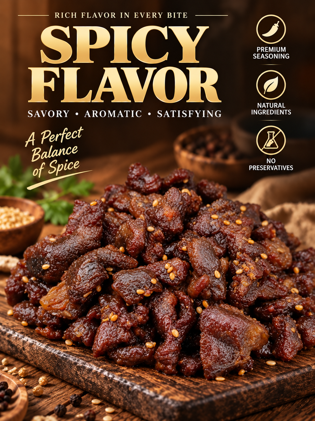 🌶️MILD |🐮Spicy & Chewy Beef Tendon Bites | Deeply Savory & Totally Irresistible-Felix