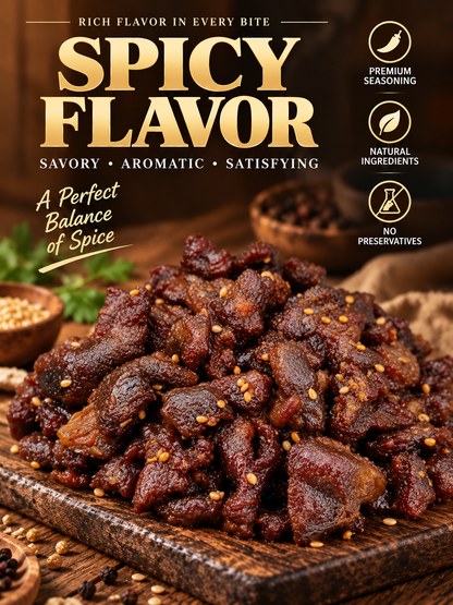 🌶️MILD |🐮Spicy & Chewy Beef Tendon Bites | Deeply Savory & Totally Irresistible-Felix