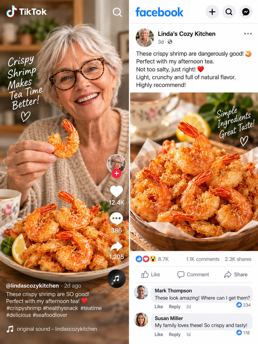 🦐Alaskan Deep Sea Caught Ready to Eat Crispy Shrimp -Felix